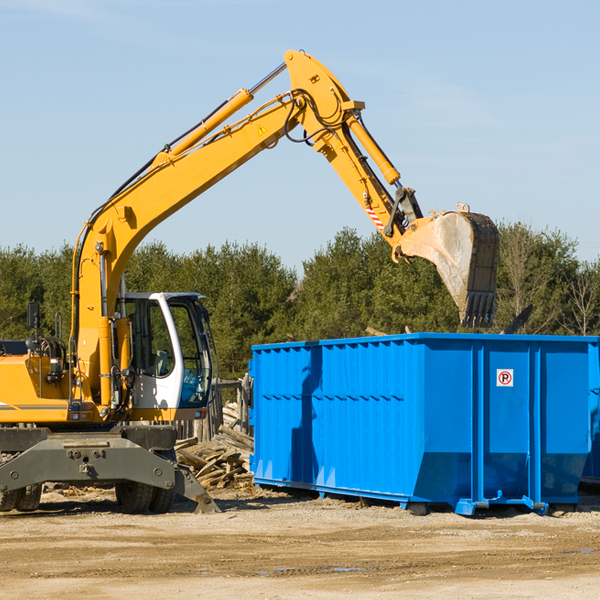 are there any restrictions on where a residential dumpster can be placed in Lacombe LA